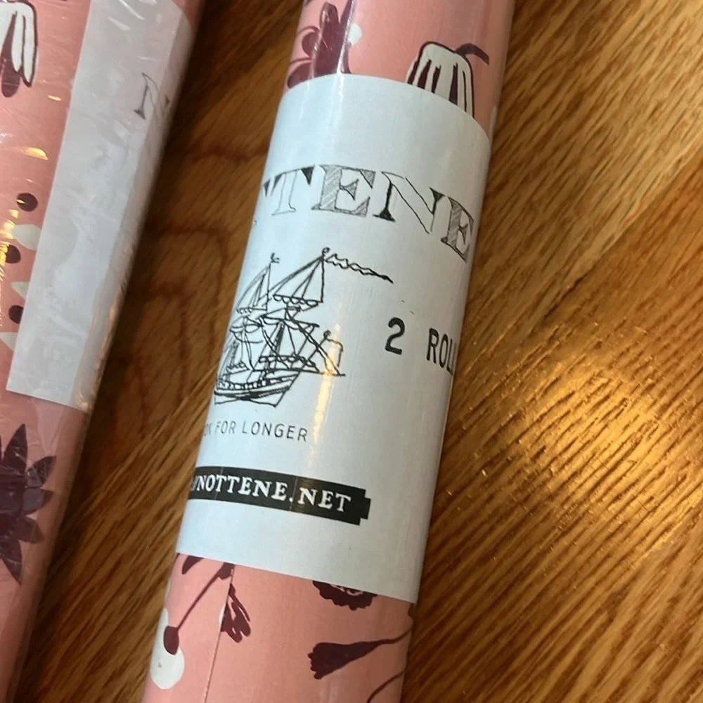 Anthropologie Nottene Pressed Flowers Wallpaper Set of 3 NEW